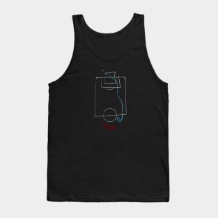 Maradona: Football art (minimal) Tank Top